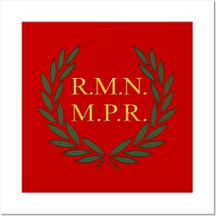 R.M.N M.P.R. - Roman Empire Funny Meme Laurel Posters and Art